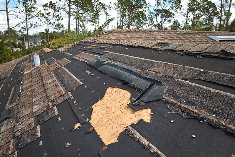Get Coastal Exteriors storm roof damage